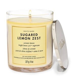 New Bath & Body Works Single Wick Candle in Sugared Lemon Zest